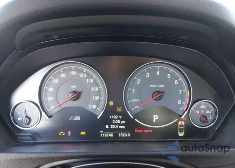 2016 BMW M4 z USA, uszkodzony, nr VIN WBS3U9C56GP969034